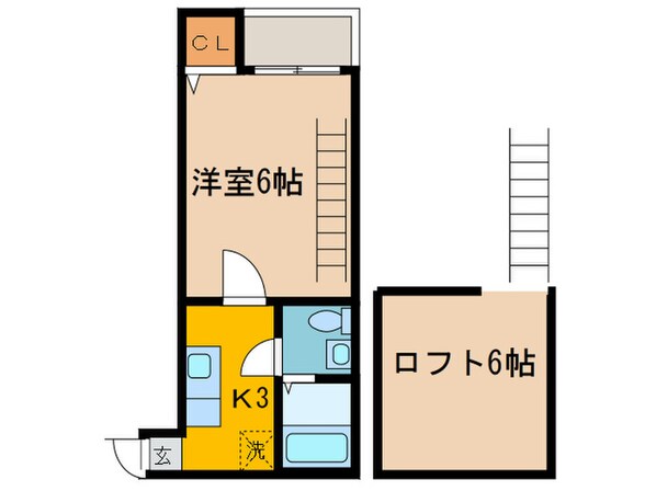 ｓｔａｇｅ本星崎の物件間取画像